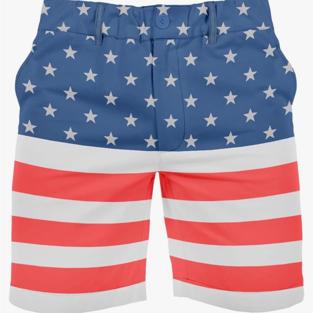 Tipsy Elves Classic-Fit Golf Shorts for Men